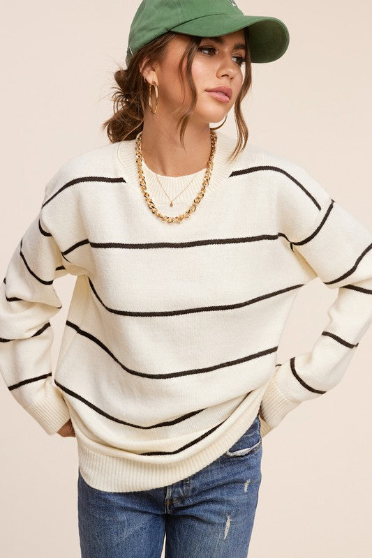 Eunice Thin Stripe Sweater