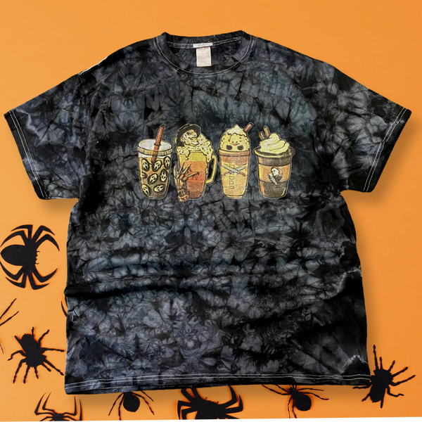 Killer Coffee Halloween Graphic Tee