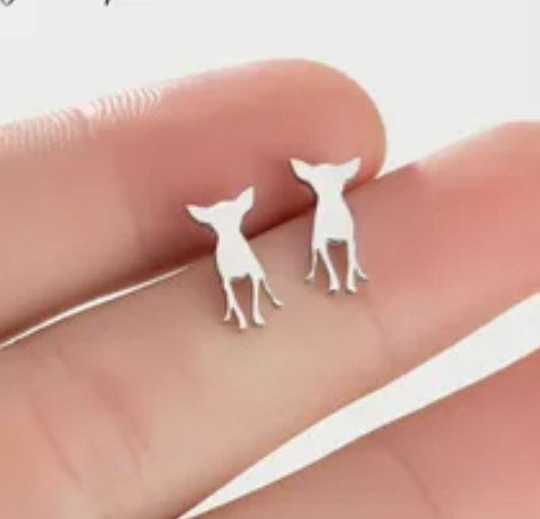 Minimalist Earrings- Corgis, Lions, Bunnies, Cats, Pac Man, T-Rex & More! - TheDesignChambersBoutique