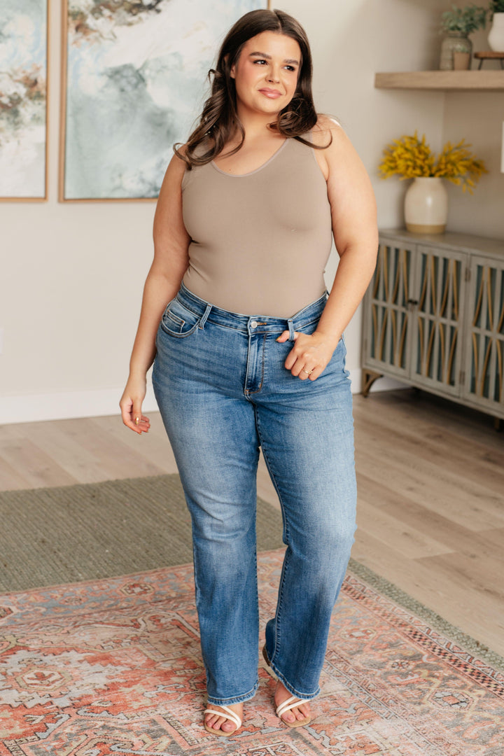 Genevieve Mid Rise Vintage Bootcut Jeans - TheDesignChambersBoutique