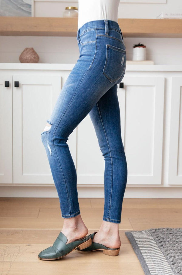 Get Together Mid-Rise Skinny Jegging - TheDesignChambersBoutique