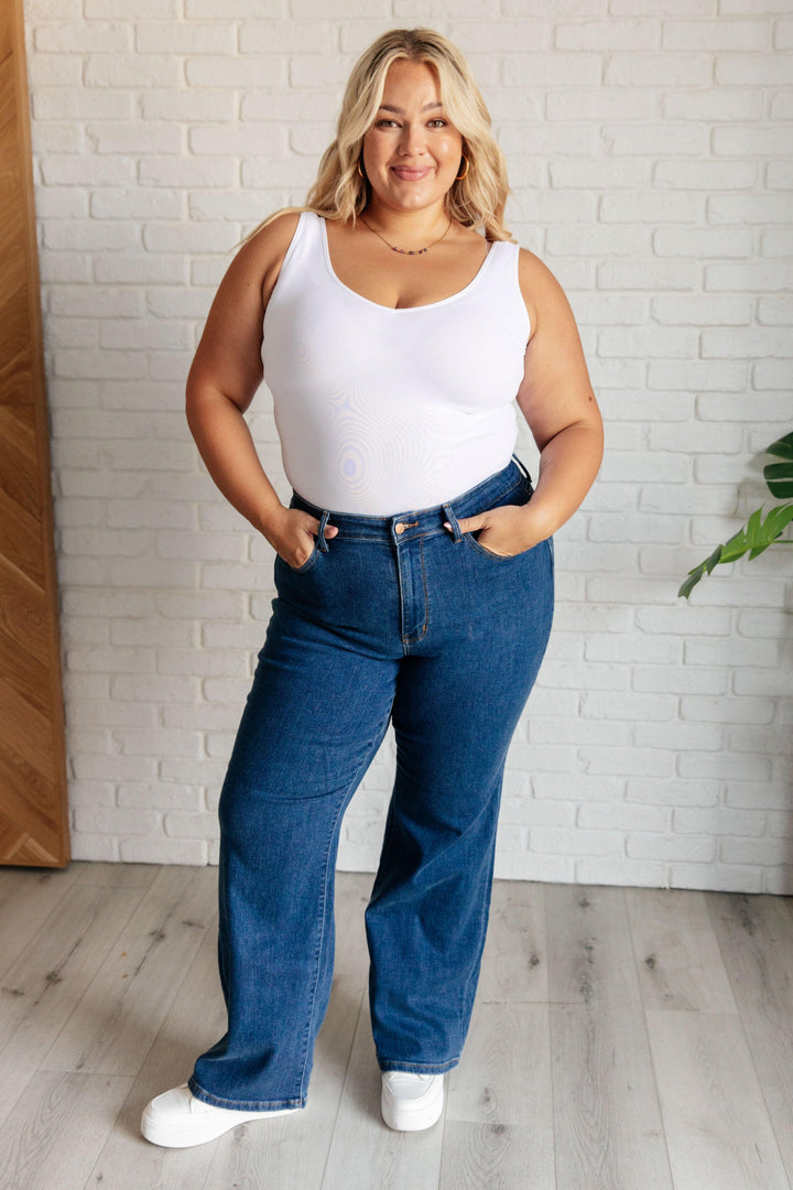 Hazel High Rise Vintage Wide Leg Jeans - TheDesignChambersBoutique