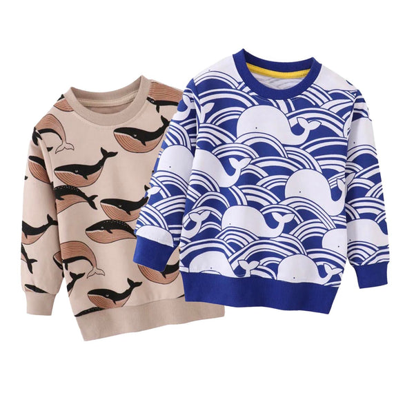 Whale Watching Kid’s Sweatshirts