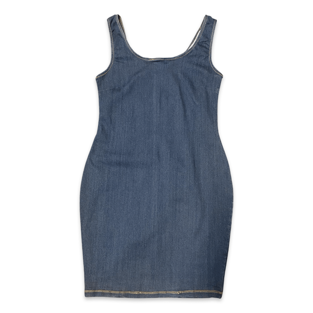 Plus size outlet stretch denim dress