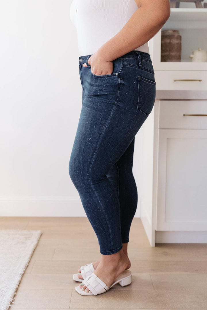 Mid-Rise Relaxed Fit Mineral Wash Jeans - TheDesignChambersBoutique