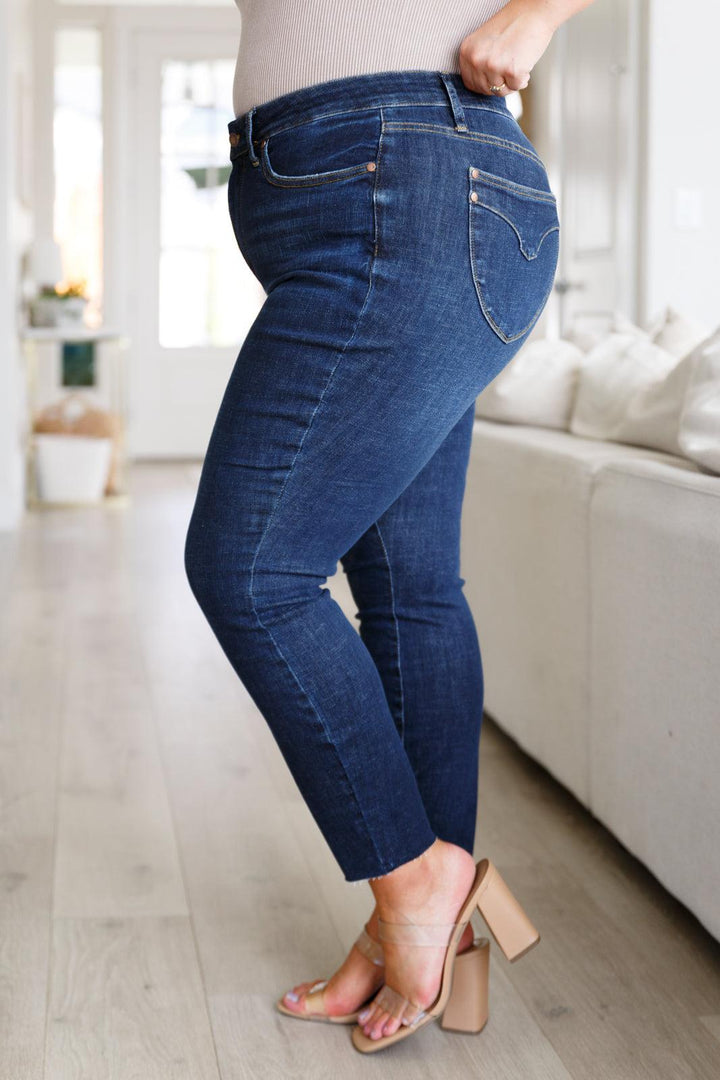 Nicole Tummy Control Skinny Jeans - TheDesignChambersBoutique