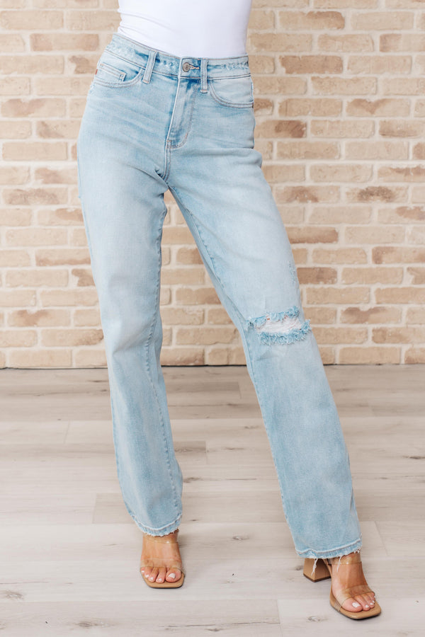 Parker High Rise 90's Straight Jeans - TheDesignChambersBoutique