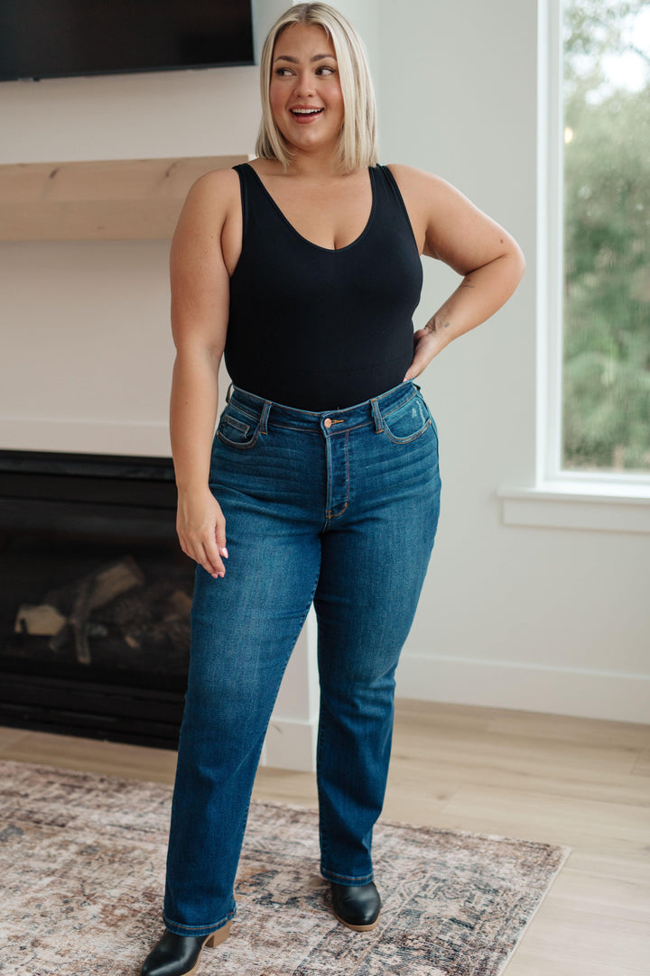 Pippa High Rise Button Fly Dad Jeans - TheDesignChambersBoutique