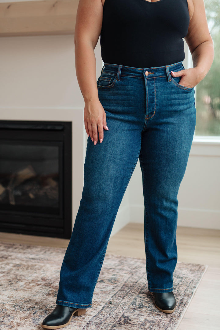 Pippa High Rise Button Fly Dad Jeans - TheDesignChambersBoutique