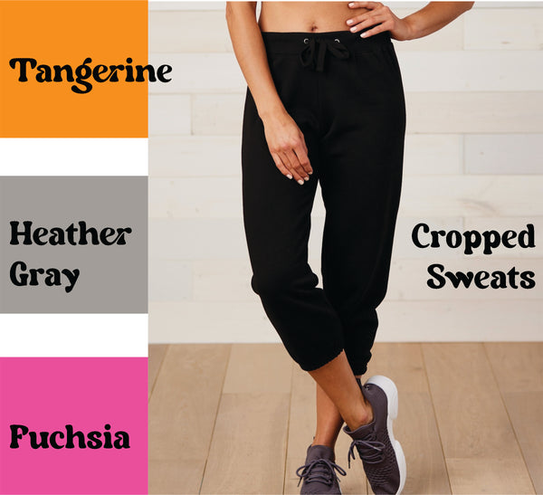 THE Cropped Sweatpant. - TheDesignChambersBoutique