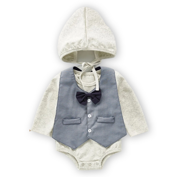 Baby Boy Hat & Vest Trio