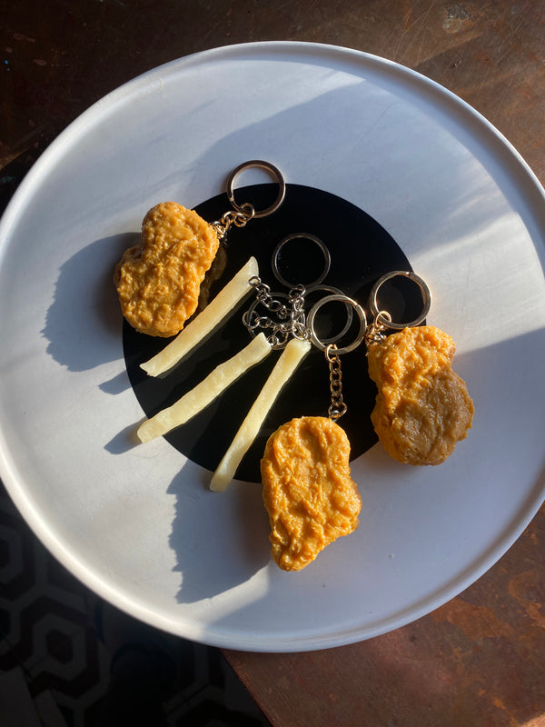 McDonalds Chicken McNugget/French Fry Keychain