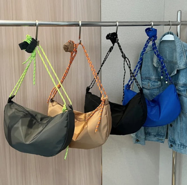 Bungee Bags - Nylon Water-Resistant Purses with Large Capacity
