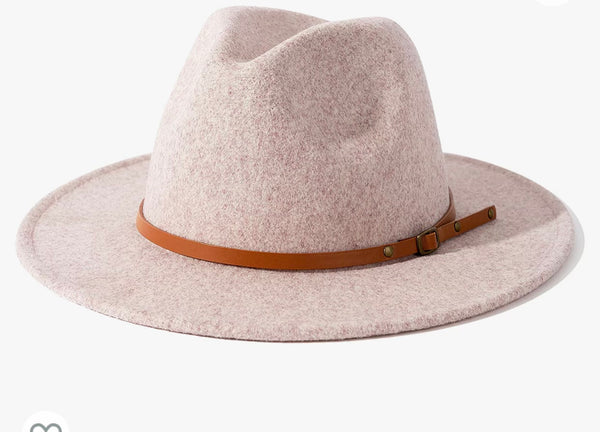 Rosey Felted Fedora