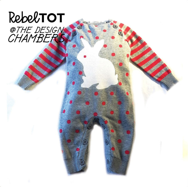 Rabbit Sweater Romper for Baby