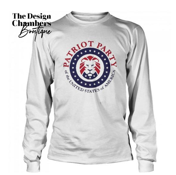 Patriot Party Long Sleeve Tee - TheDesignChambersBoutique