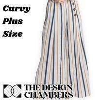 Plus Size Airy Sailor Pants - TheDesignChambersBoutique