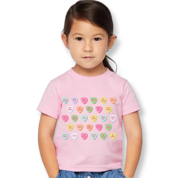 Mommy & Me Valentines Heart Candy Graphic Tee