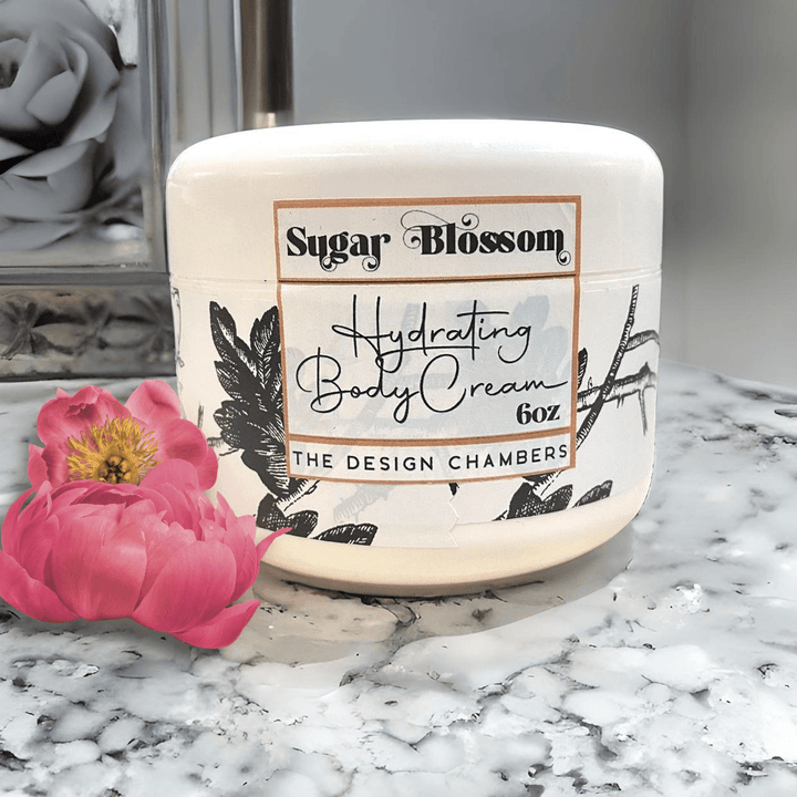 Sugar Blossom Hydrating Natural Goat's Milk Body Cream - TheDesignChambersBoutique