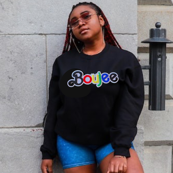 Boujee Crewneck Raglan Sweatshirt