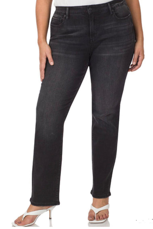 Plus Size Black Slim Fit Jean - TheDesignChambersBoutique