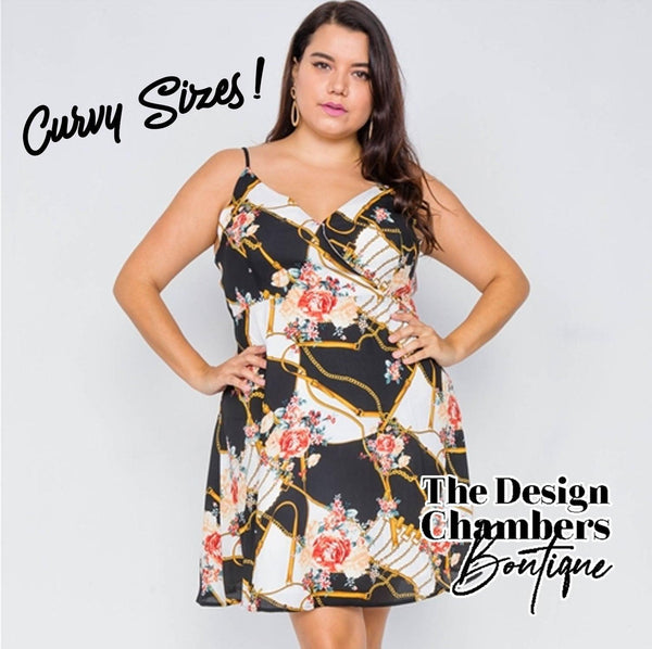 Curvy Girl Chains Dress - TheDesignChambersBoutique