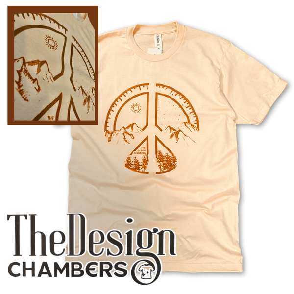 Peace & Mountains Tee - TheDesignChambersBoutique